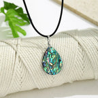 Abalone Shell Necklace & Earring Set - Kilau Nara