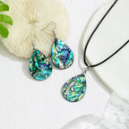 Abalone Shell Necklace & Earring Set - Kilau Nara