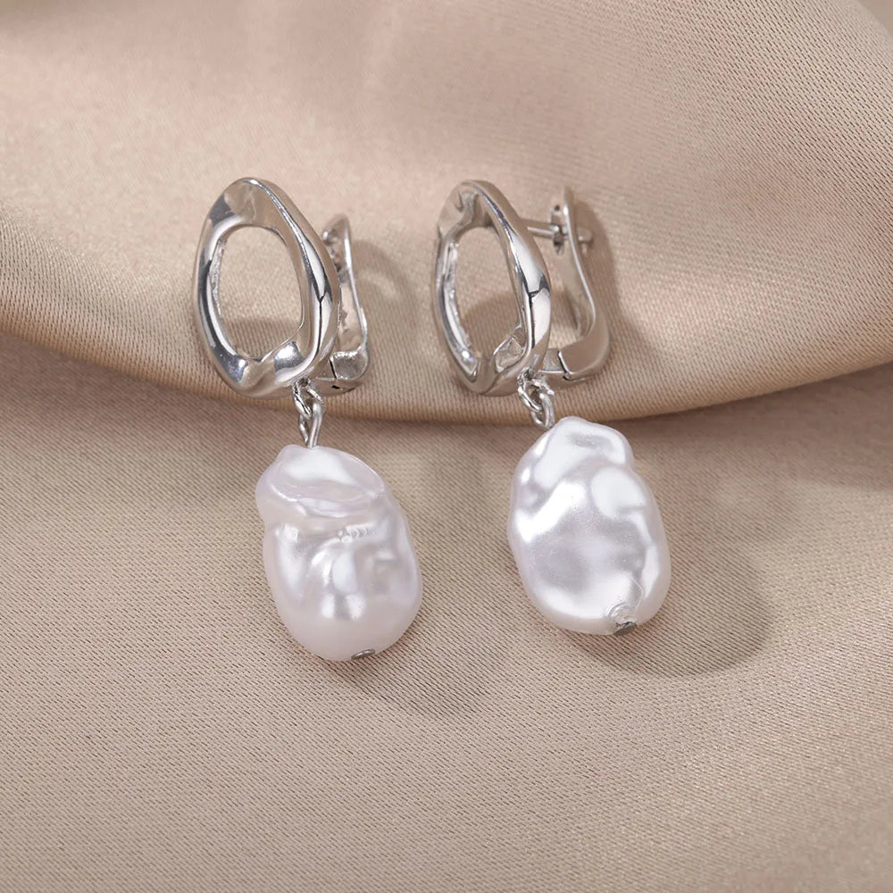 Baroque Pearl Earrings - Kilau Nara