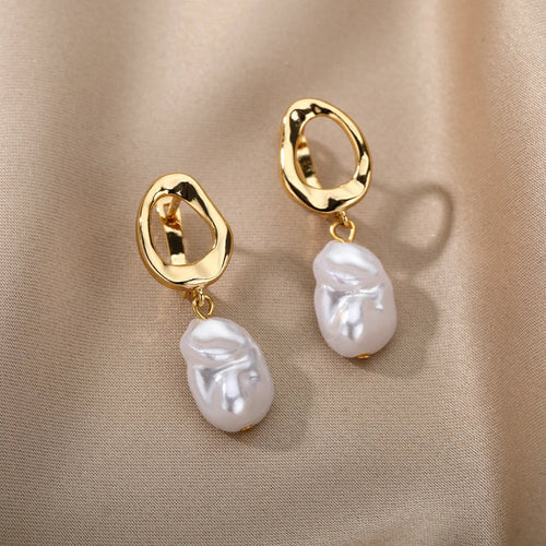 Baroque Pearl Earrings - Kilau Nara