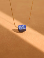 Natural Turquoise Stainless Steel Necklace - Kilau Nara