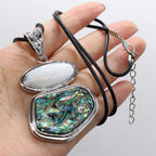 Oriental Abalone Pendant Necklace - Kilau Nara