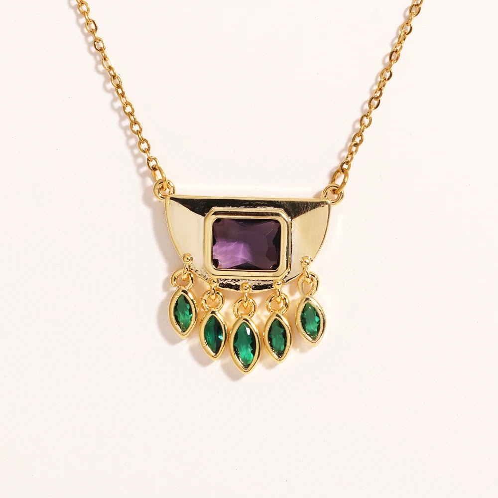 Stainless Steel Ornamental Necklace - Kilau Nara