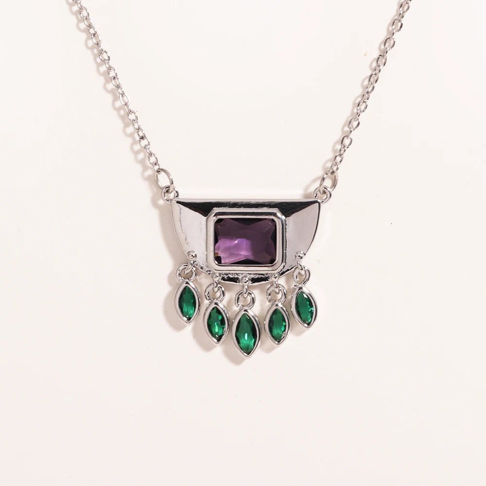 Stainless Steel Ornamental Necklace - Kilau Nara