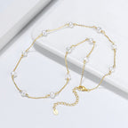 Sterling Silver Freshwater Pearl Necklace - Kilau Nara