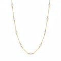 Sterling Silver Freshwater Pearl Necklace - Kilau Nara