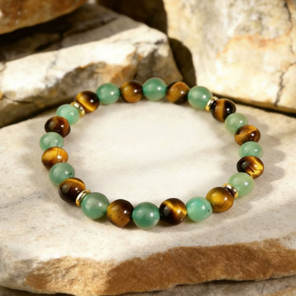 Tiger-eye Stone Handcrafted Beaded Bracelet - Kilau Nara